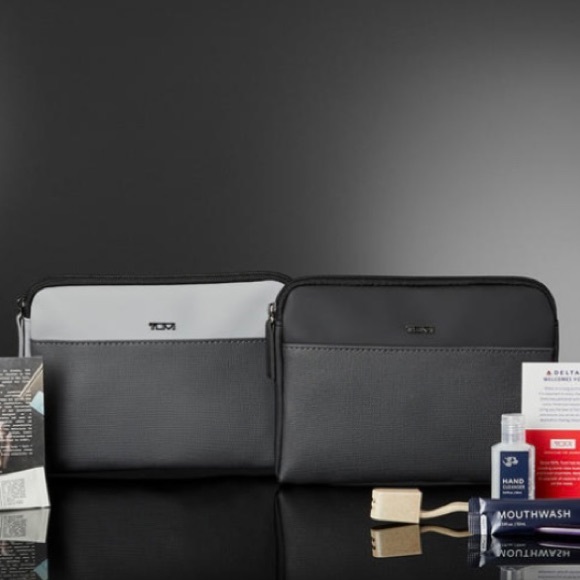 Tumi Bags 2 Delta One X Tumi Airline Amenity Kit Bundle Lot Pouch